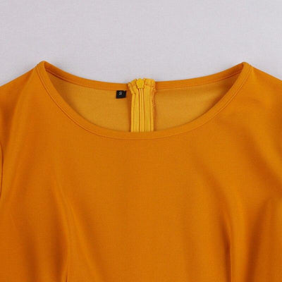 Vintage Ingefær Kjole