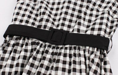60-Talls Gingham Check-Kjole