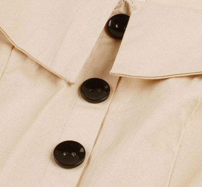 Audrey Hepburn Beige Kjole Fra 60-Tallet