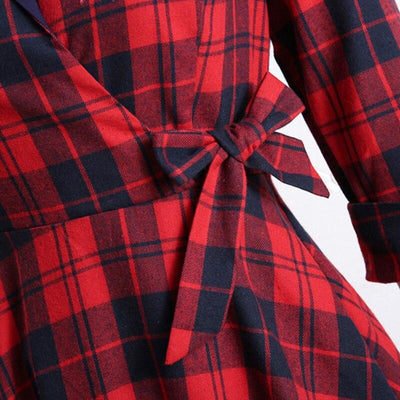 Vintage Vinter Bomullskjole