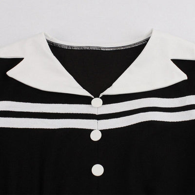 Vintage Vinterkjole Svart