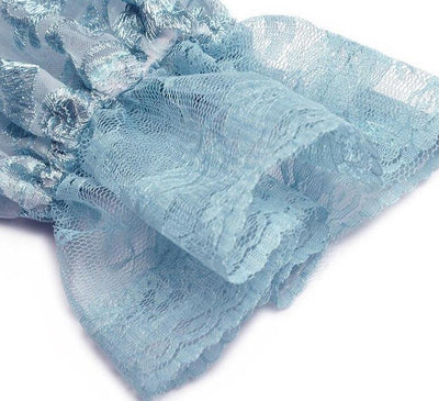 Vintage Blå Brudekjole