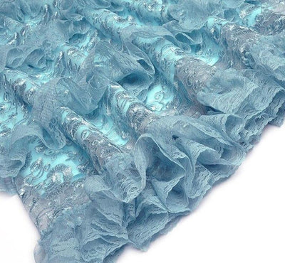 Vintage Blå Brudekjole