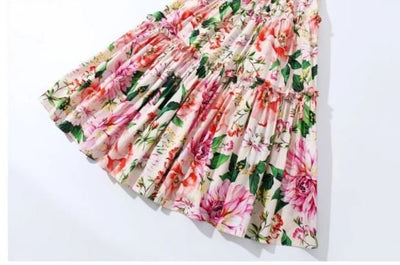 Vintage Kjærlighet Blomsterkjole