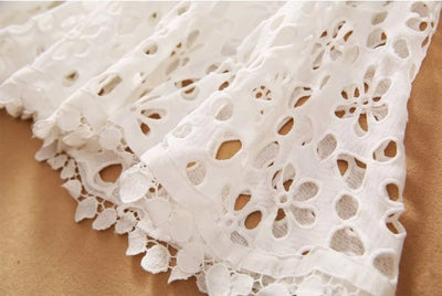 Vintage Hvit Høst Brudekjole