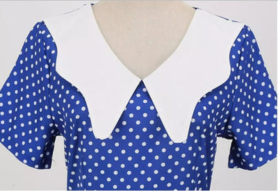 Vintage Marineblå Brudekjole