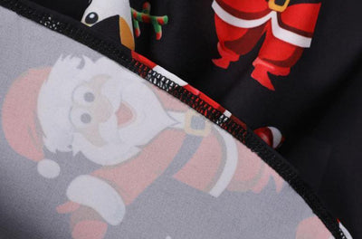 Plus Size Vintage Julekjole Svart