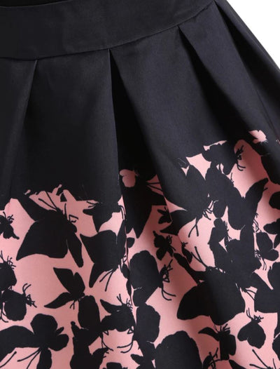 Vintage Sommerfuglkjole