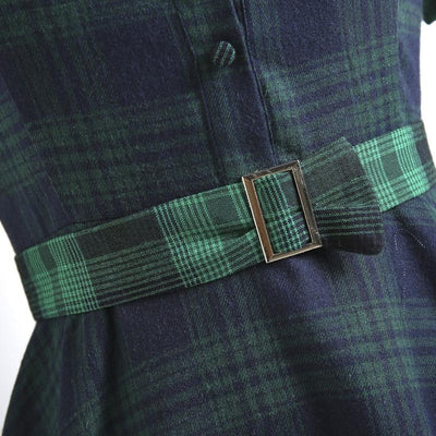 Vintage Pin Up Business Collar Dress