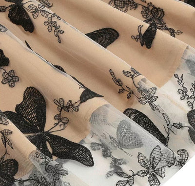 Vintage Pin Up Butterfly Dress