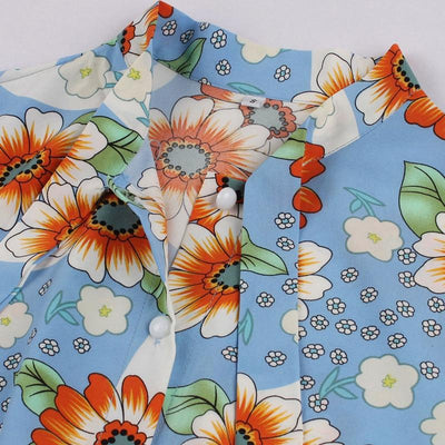 Vintage Plissert Himmelkjole