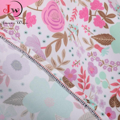 Vintage Prinsessekjole Rosa Blomster