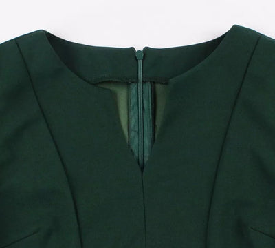 Vintage Grønn Resepsjonskjole