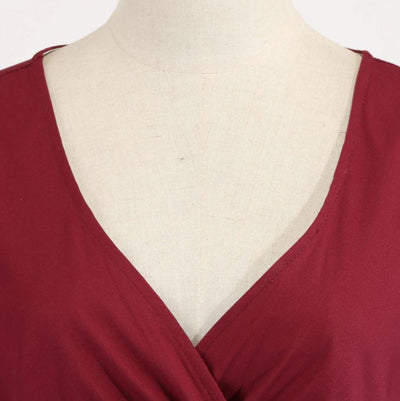 Vintage Rockabilly Kjole 50-Talls Carmine