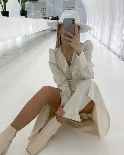 Vintage Sateng Kjole