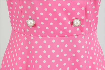 Rosa 50-Talls Trapesskjole