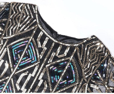 Vintage 20-Talls Gatsby Lang Gullkjole