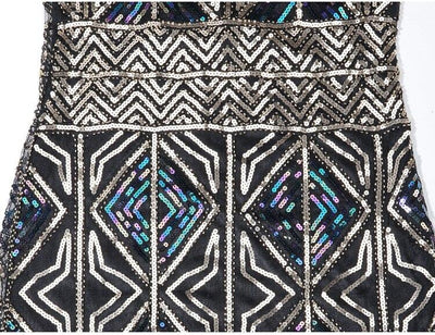 Vintage 20-Talls Gatsby Lang Gullkjole