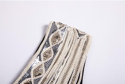 Vintage 20-Talls Mellomlang Kjole