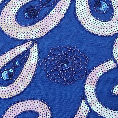 Blå Kjole I 20-Tallsstil