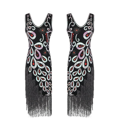 Svart Kjole I 20-Tallsstil