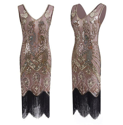 Vintage 20-Talls Paris Rosa Kjole