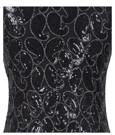 Vintage 20-Tallskjole Sexy Svart