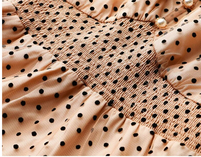 Vintage 40-Talls Kjole Champagne