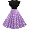 Rockabilly Kjole Med Capsermer