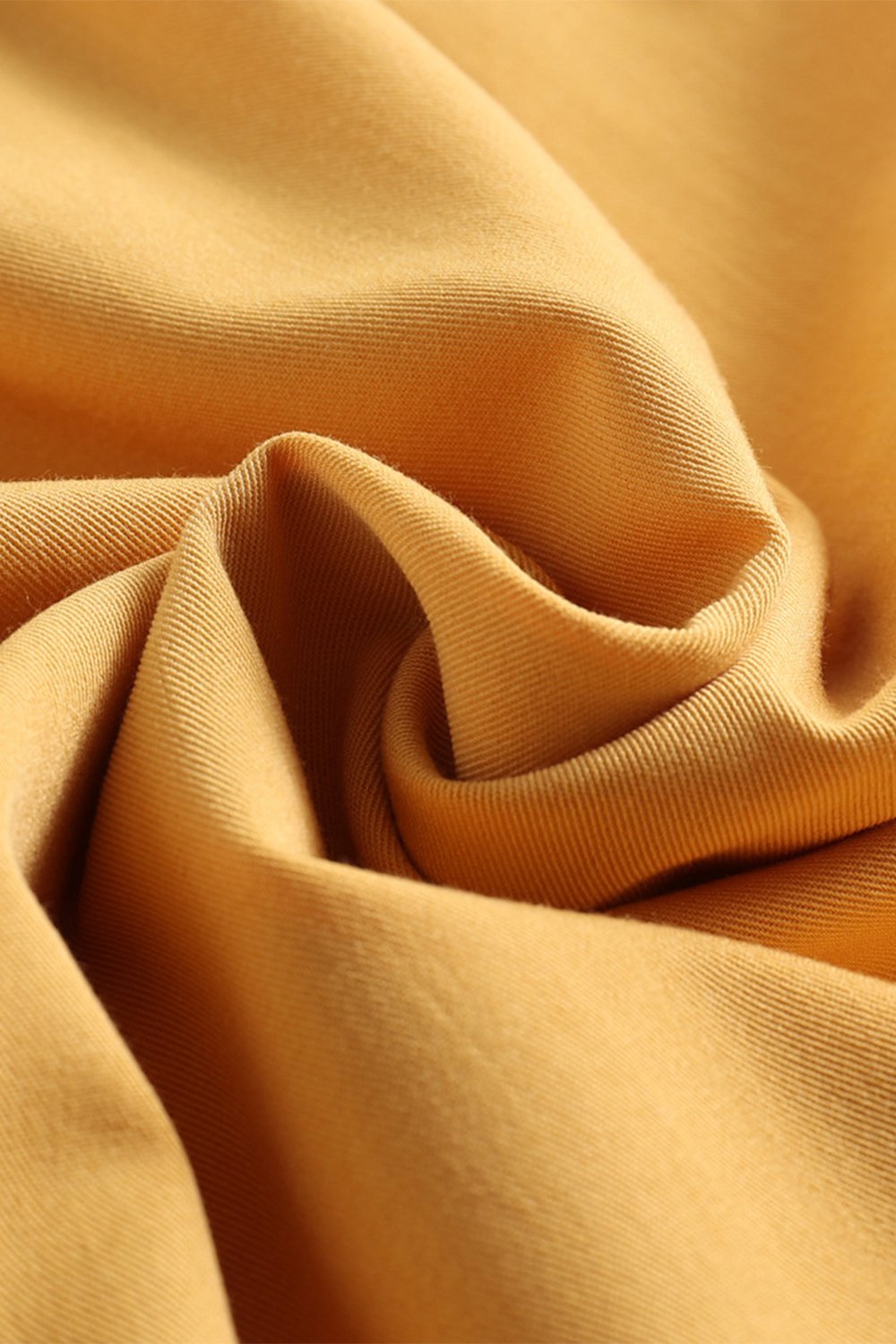 Vintage Gul Midi-Kjole Fra 1950-Tallet