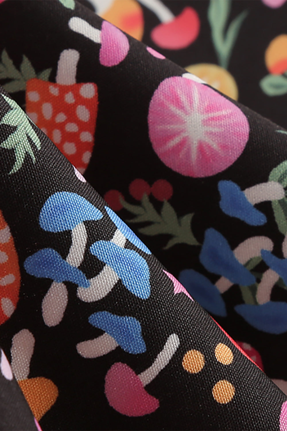 Vintage Kjole Med Grungetrykk