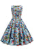 Vintage Blomsterkjole Fra 1950-Tallet