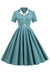Vintage 1950-Talls Rutete Beltedress