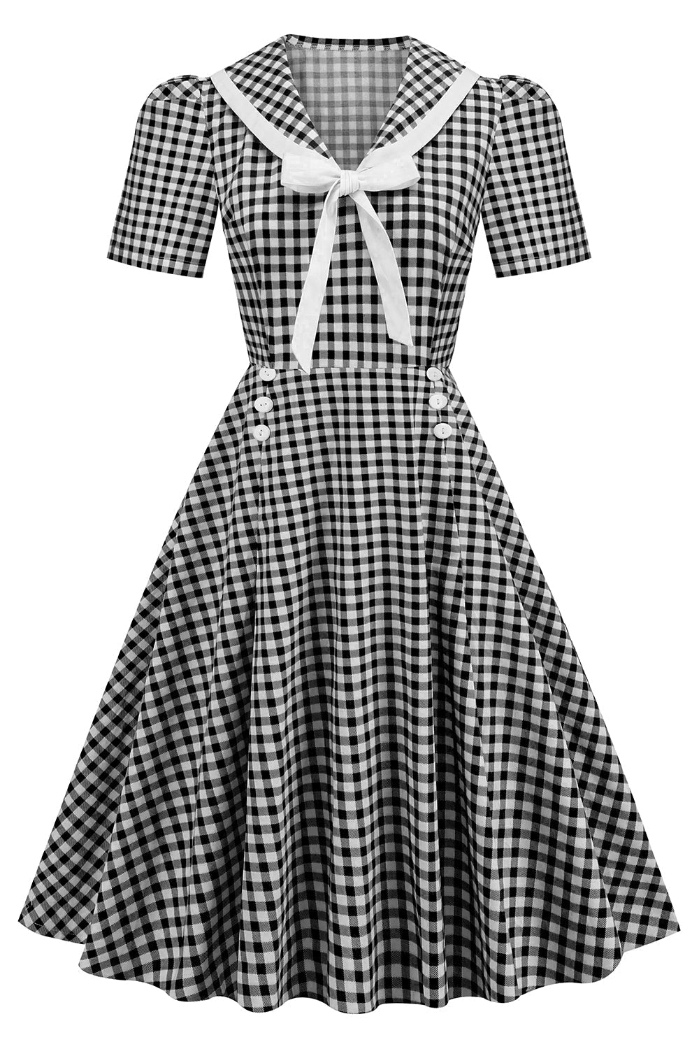 Vintage Kjole Med Sløyfe