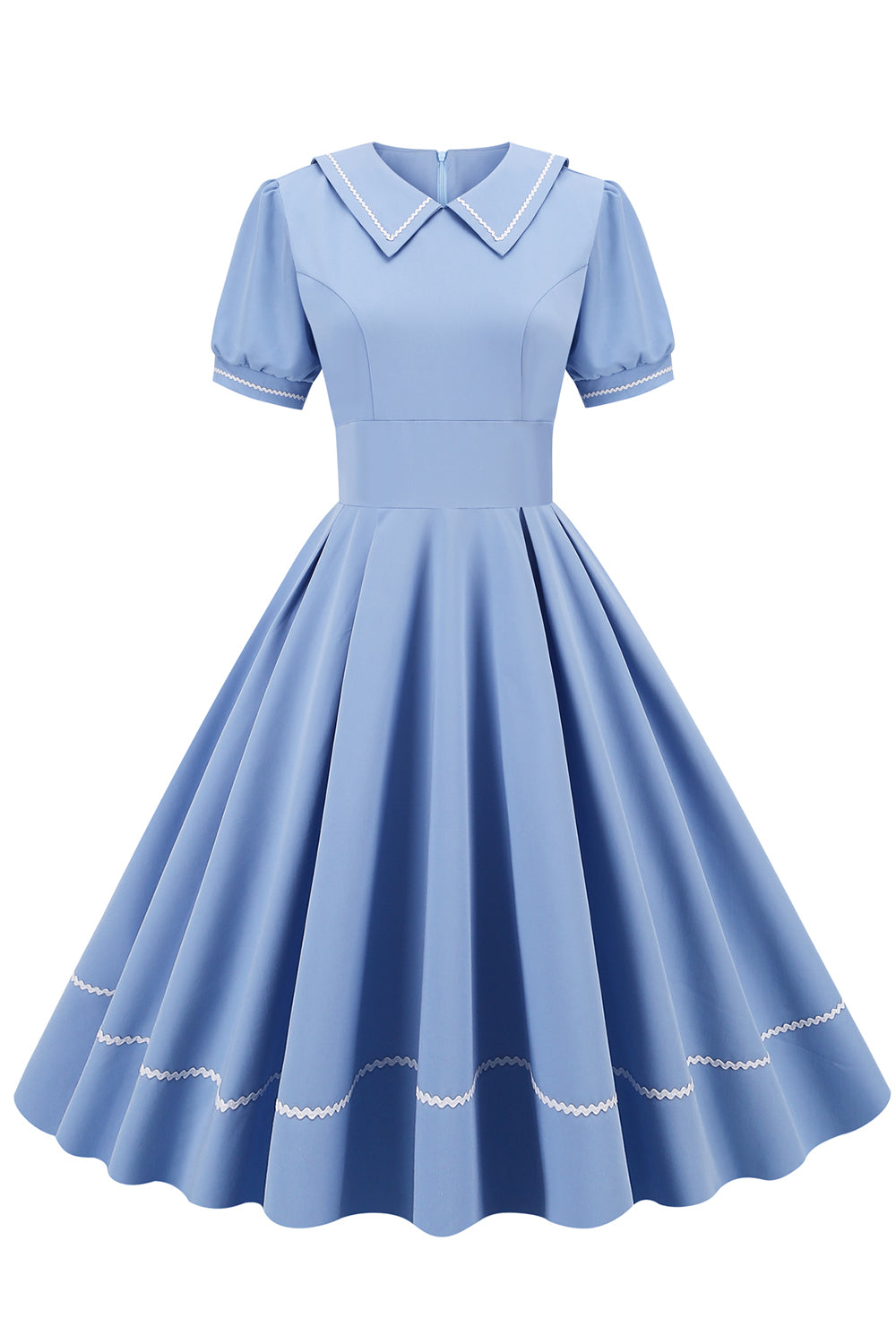 Kortermet Kjole I Vintagestil