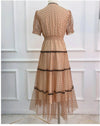Vintage 40-Talls Kjole Champagne