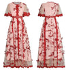 Vintage Blomsterkjole Fra 40-Tallet