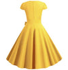 50-Talls Vintage Gul Kjole