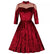 Vintage Burgundy Kjole Fra 60-Tallet