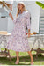Vintage Blomster Lang Kjole