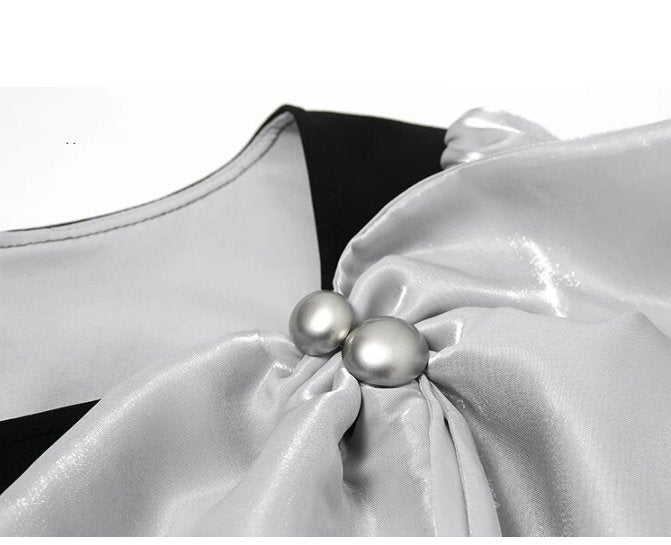 Vintage Petite Svart Kjole