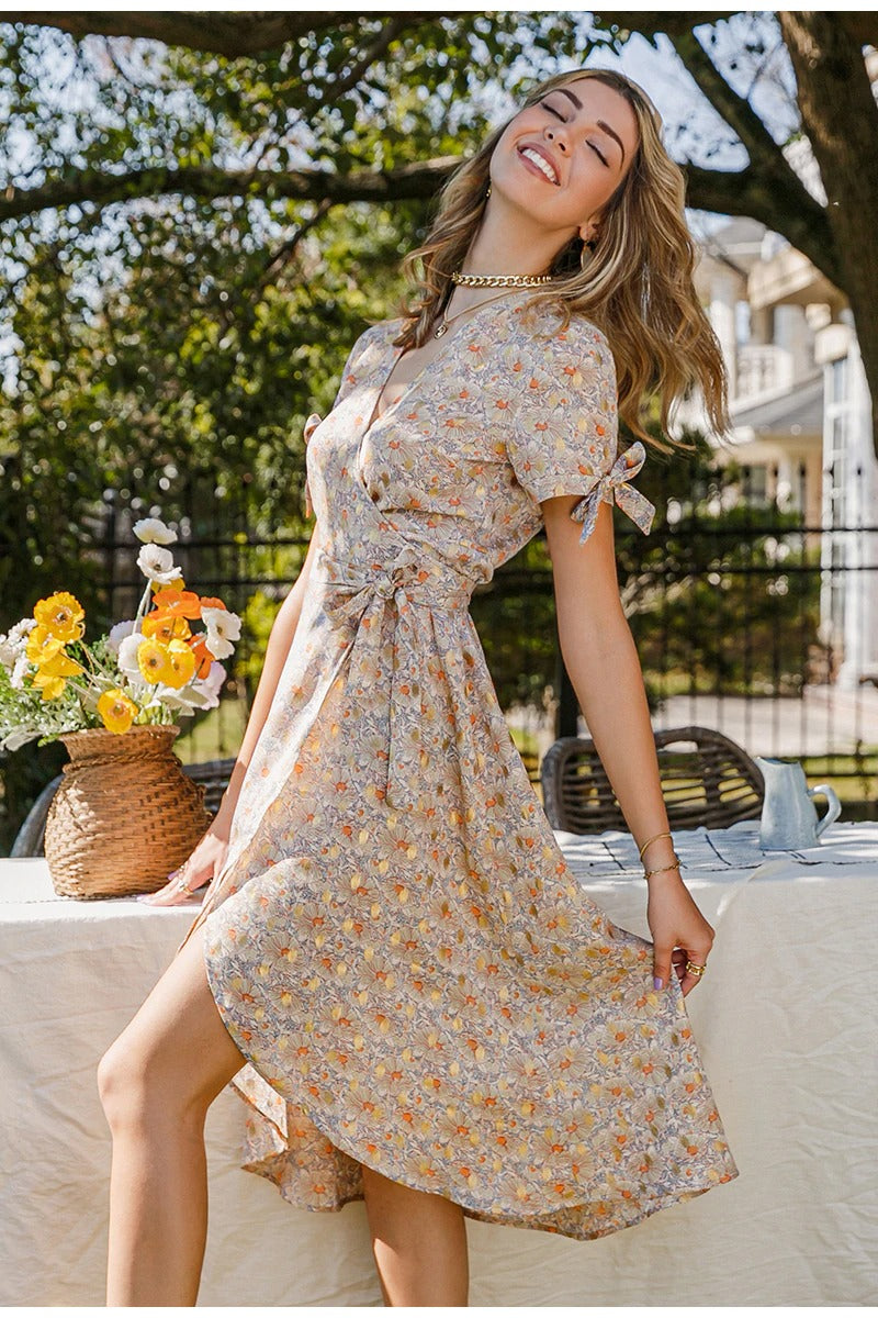 Vintage Blomsterkjole