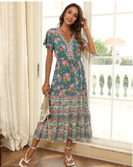 70-Talls Blomsterkjole