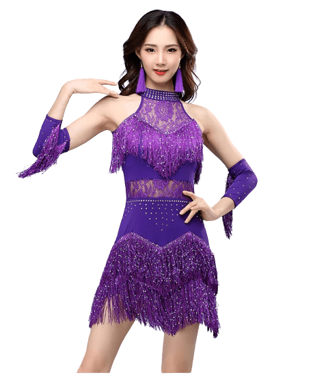 Charleston Frynsete Kjole