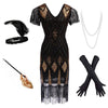 20s Prohibition Black Dress