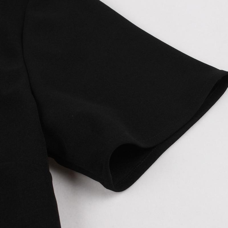 50-60-Talls Svart Kjole