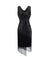 20-Talls Vintage Plus Size Svart Kjole