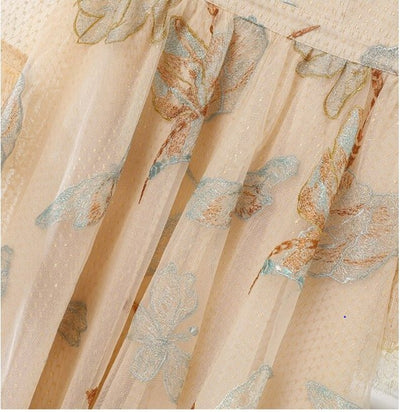 40-Talls Kjole Beige