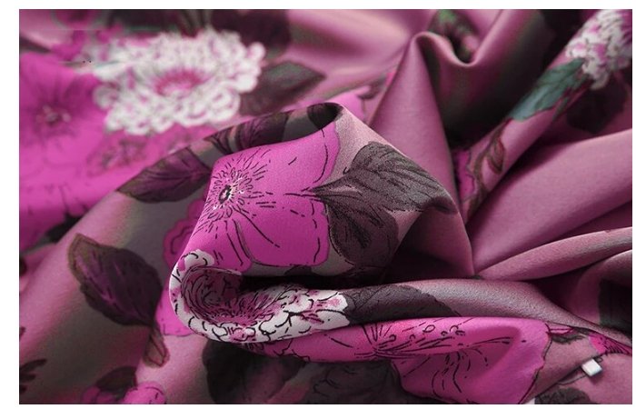 40-Talls Høyhalset Lilla Kjole