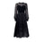 40-Talls Vintage Chic Blondekjole Svart